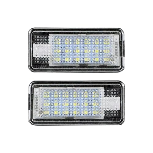 Evita fallos de luz fundida con la luz placa matrícula coche LED para Audi A3 A4 B6 B7