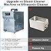 TDRSUPER 1300W Professional Jewelry Steam Cleaner 2L Stainless-Steel Jewelry Cleaning Machine for Silver & Gold High Pressure Gemstone Cleaning Steaming Machine for Jewelry Stores