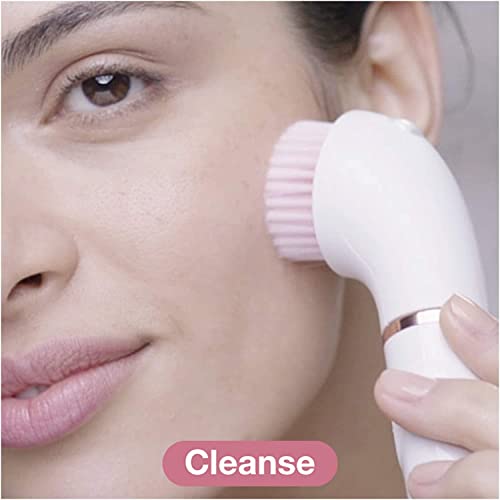 Braun Silk-Épil Wet & Dry 5 5-895 Beauty Set, Women Epilator For Hair Removal, Attachments Made For Shaving, Peeling & Facial And Body Cleansing - White / Flamingo #TOP5