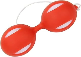Honeypleasures Double Kegel Balls 2 oz Weight, Kegel Exercise & Pelvic Floor Strengthening for Women (Red)