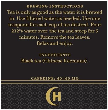 Harney & Sons English Breakfast Loose Leaf Black Tea, 4 oz Tin, China Keemun, Bold Full-Bodied Flavor for Hot or Iced Tea, Caffeinated — view 2