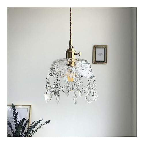 Lámpara de techo de cristal para comedores y pasillos elegantes 5