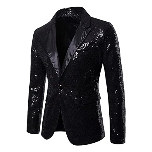 Gold Sequins Tuxedo Blazer Men Mens Blazers Suit Jacket Slim Fit One Button Shiny Glitter Blazer