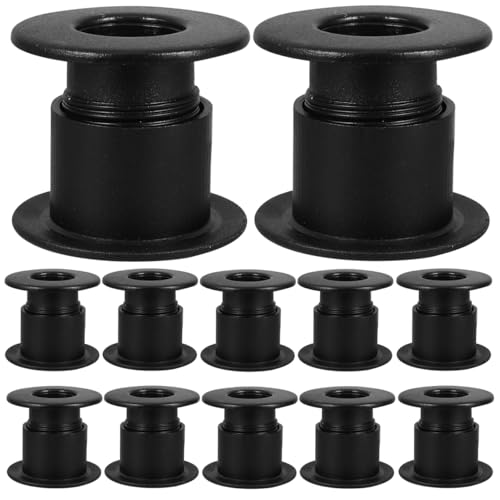 PRETYZOOM 16Pcs Table Football Bushings Foosball Machine Bearings Replacement Rods Plastic Foosball Table Parts Accessories for Standard Game