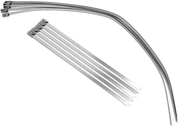 10/24pcs ATV Automotive Stainless Steel CV Half Shaft Boot Band Clamp Buckle Small Large Bands(24pcs)