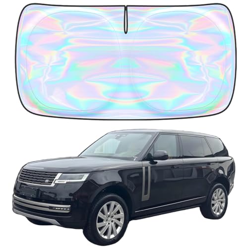 Windshield Sun Shade for Land Rover Range Rover L460 2023 2024 2025-4 Layers Sunshade Compatible with Land Rover Range Rover L460 Foldable Front Window Sunshade Sun Visor Protector Block UV Rays