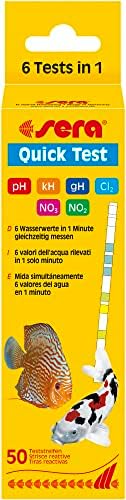 sera Quick Test 6in1 (50 St) | Teststreifen für Aquarienwasser | ...