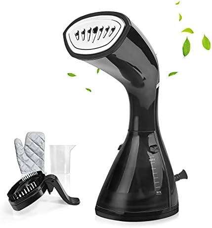 Steamer for Clothes, Handheld Garment Steamer, 1200W Mini Travel Steamer, Portable Fabric Steam Iron Auto Shut Off & Leak Proof，LCD Display/15s Fast Heating/Wrinkle Remover [Luxury Edition]
