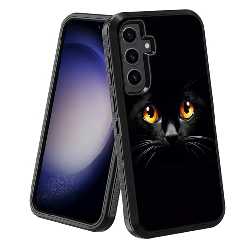 Coque Samsung S25 FE chat noir mignon pour sécuriser votre smartphone au quotidien