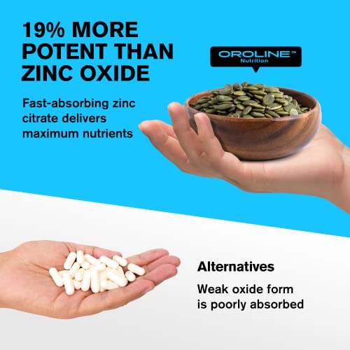 Zinc 50Mg Supplement For Immunity, Skin Health, Vision, And Energy - With Vitamin C, Vitamin B, And Sunflower Lecithin - 2 Pack Value Bundle - Zinc Supplements For Adults - Gmo Free, Vegan, & Usa Made #TOP2