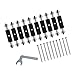 AURVIX Model 86 Recessed Box Repair Tool 10Pcs Wall Electrical Box Screw Support Rod Adjustable Cassette Screws with Wrench Switches Repair Device(Type 86 insulation)