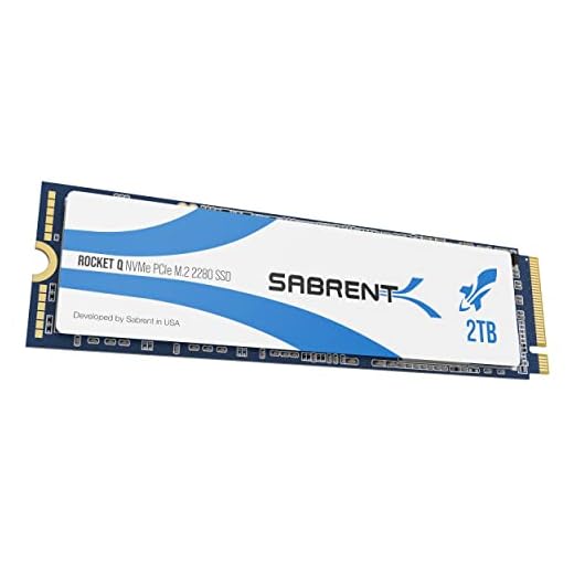 SABRENT SSD 2TB, M.2 SSD 2TB, NVMe 2TB PCIe M.2 2280, Velocidades SSD internas de hasta 3200 MB/s, Rendimiento Extremo, Distribuidor Autorizado 5 años de garantía (SB-RKTQ-2TB)