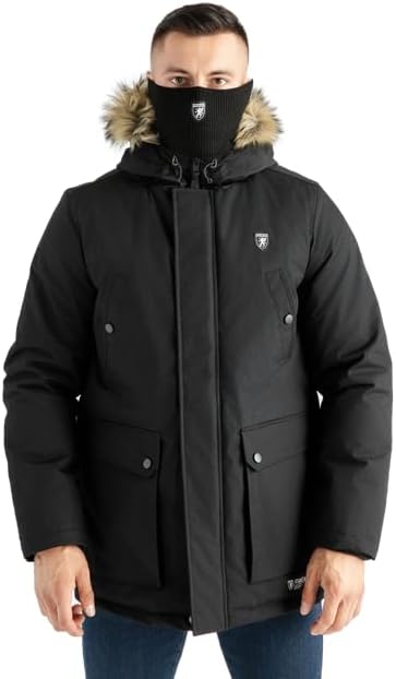 Full Face Arctic Parka Jacket Black