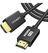 8K HDMI 2.1 Cable 48Gbps 10ft, iVANKY Certified Ultra High-Speed Braided HDMI Cable, 4K@120Hz 8K@...