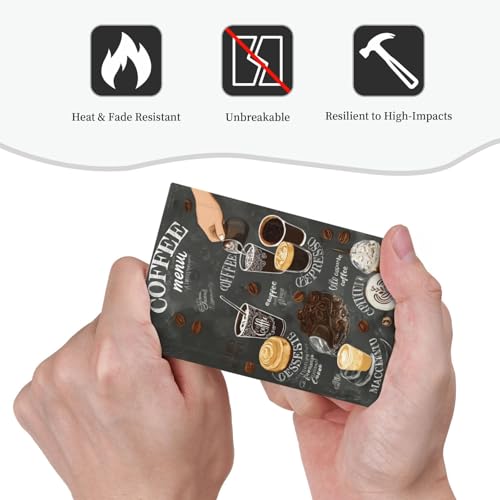Decorative Light Switch Cover Plate Retro Coffee Cup Bean 1 Gang No Device Single Blank Outlet Covers Wall Plate Cover Switchplate Electrical Faceplate for Coffee Bar Decor