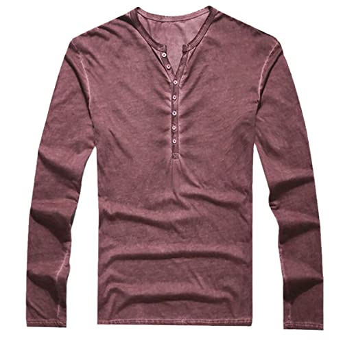 Veste à manches longues homme veste rouge vin XL design tendance