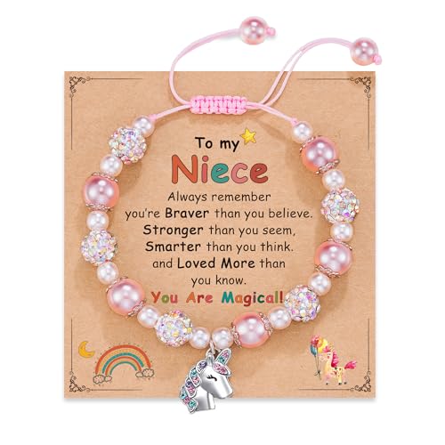 HGDEER Unicorn Gifts for Girls, 2025 Kindergarten Preschool Prek Graduation Gifts for Girl Granddaughter, Daughter, and Niece