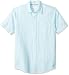 Produktbild Amazon Essentials Leinenhemd Slim-Fit Kurzarm Herren  Gingham-Karo, Aqua Gingham, US XS (EU XS)