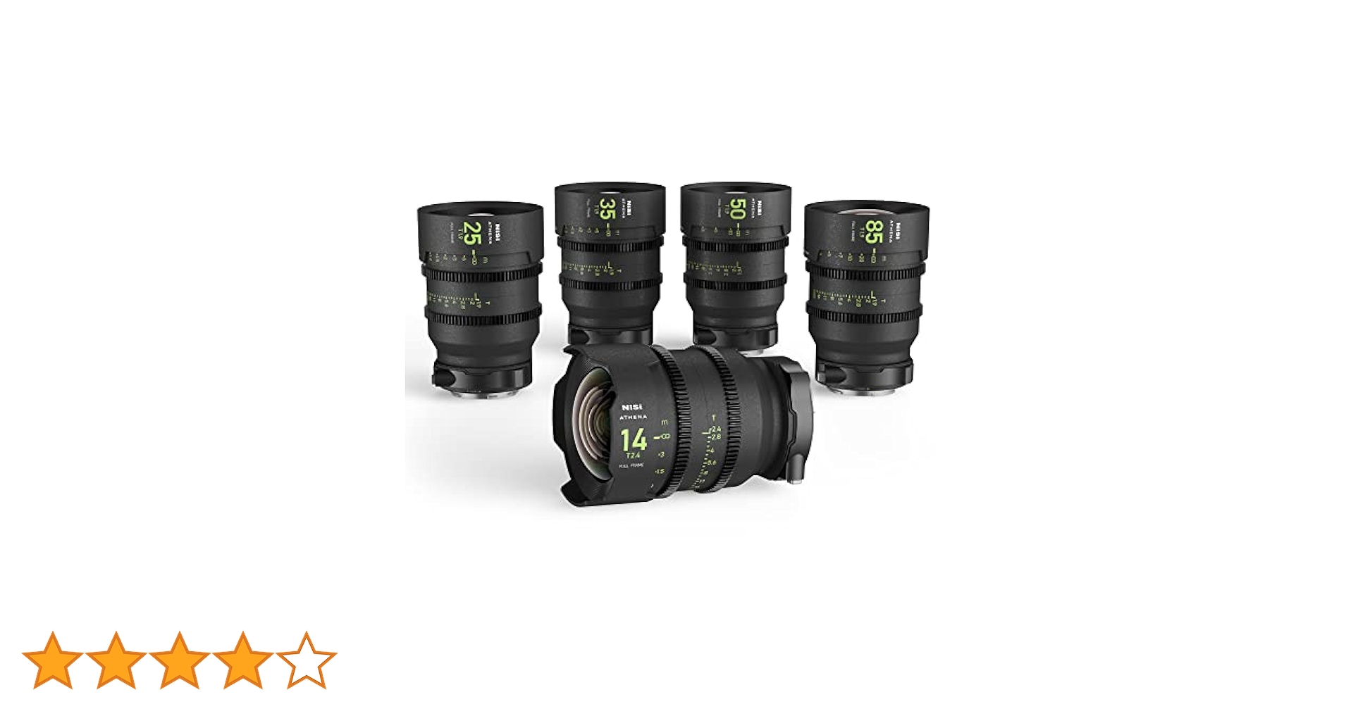レンズ(単焦点) Nisi Athena prime 14/25/35/50/85 T1.9 PL NiSi