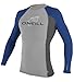 O'Neill Wetsuits Basic Skins Long Sleeve Crew, BL_GRAY - Medium