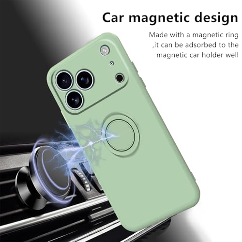 Coque silicone iPhone 17 Pro Max vert l'accessoire magnétique de vos trajets