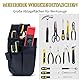 Elektriker-Werkzeugbund, Mehrere Taschen, Hardware-Tools, Zebra-Scanner-Holstertasche mit Taschen und Gürteltasche
