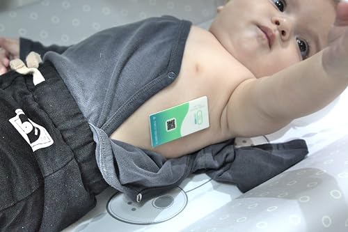 Termometro Easy Temp NFC - Febbre Senza Contatto, Neonato Slim, Allarme Febbre Su App