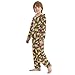 ALAZA Sweet Tacos Lemon Onesie Pajamas Jumpsuit Sleepwear Unisex One-Piece Pajamas 9-11Y