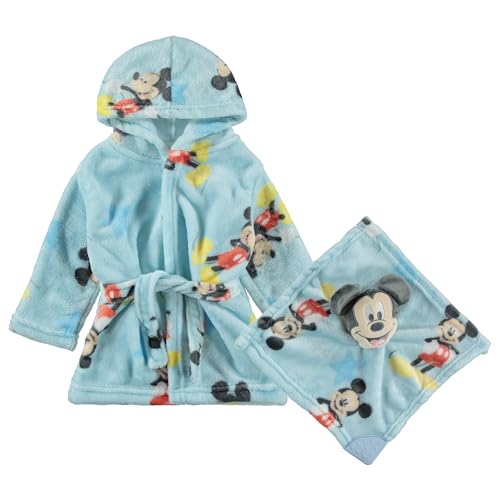 Image of Disney baby-boys Baby Robe With Lovie Attacehment