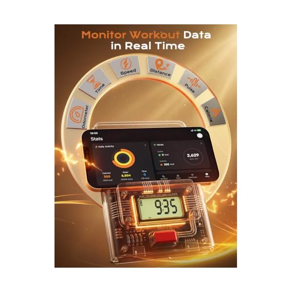 Exercise Bike with APP, Stationary Bike for Home with Ultra‑Silent Flywheel - Image 5