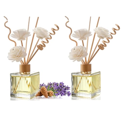 Difusor de varillas Bamboo Rain & Lavanda 200ml 2 unidades