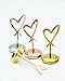 SEEK RARE 2 Pcs Table Number Holders 4 Inch Place Card Holders Picture Holder for Wedding Party Restaurant Gold