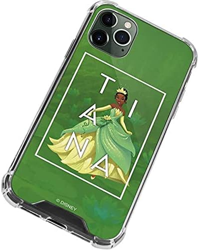 Skinit Clear Phone Case Compatible with iPhone 12 Pro - Officially Licensed Disney Princess Tiana Floral Design