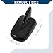 Hihaha Antenna Decor Cover for Audi A4 2017-2020 / Car Shark Fin Shape Antenna Roof Aerial Cover Trim Car/Plastic / 1 Pcs Black