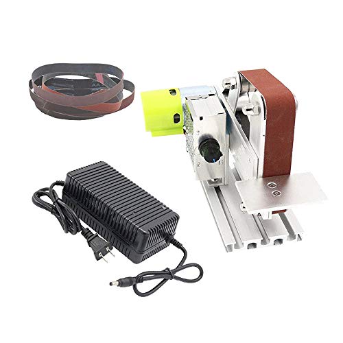 DIY Micro Belt Machine Electric Mini Polishing Sanding Machine Bench Sander 110V