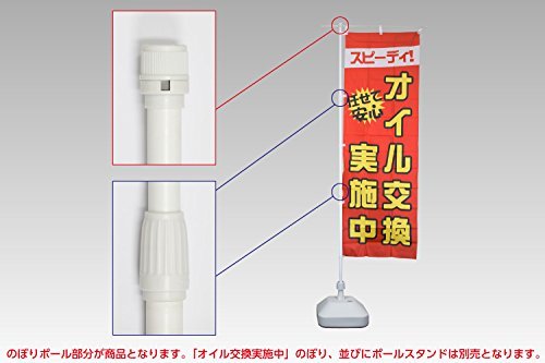 NBS �o�C�N�p�[�c�Z���^�[(Bike Parts Center) 3�i�L�k���R���p�N�g�̂ڂ���|�[���E3.0m ���_85cm 9504