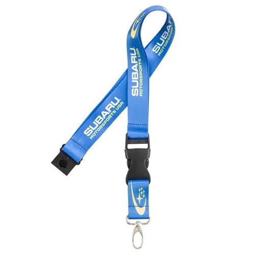 Subaru Motorsports USA Logo Keychain Lanyard Rally Official Racing WRX STi Team Genuine