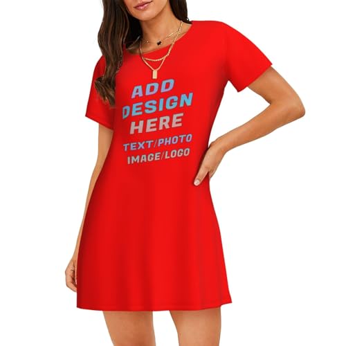 Vestido Mujer Verano Personalizada – Agrega tu Texto/Imagen/Foto/Logo para Vestido – Regalo Vestido Personalizado– Regalos Románticos para Esposa y Novia S Vestido Mujer Verano Personalizada – Agrega tu Texto/Imagen/Foto/Logo para Vestido – Regalo Vestido Personalizado– Regalos Románticos para Esposa y Novia S