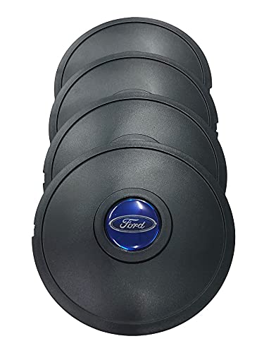 Jogo de Calotas de Centro Miollo para Ford Fiesta Aro 14 2002/2014 Estilo Tradicional Preto