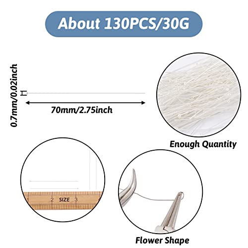 Craftdady 115Pcs 70Mm Silver Ball Head Pins Round Ball Point Brass Wire Needle Headpins 2.75 Inch For Craft Dangle Earring Pendant Necklace Bracelet Making #TOP1