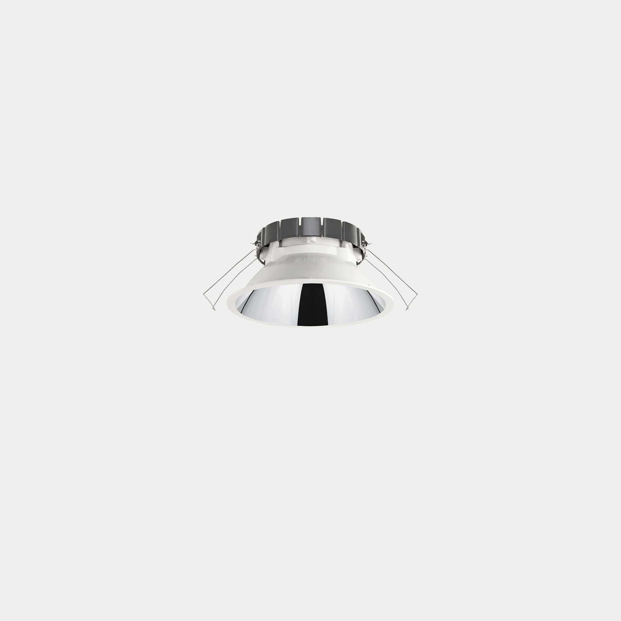 LEDS·C4 Downlight de Emergencia 8.6W, Iluminación LED Blanco Neutro 4000K, CRI 82, Ángulo 67.1º, Compatible con Dali-2, Ideal para Oficinas y Hogares, Color Blanco