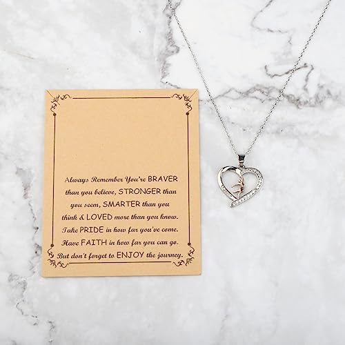 FUSTMW Dance Necklace - Ballerina Jewelry for Dancers, Team Inspiration and Lovers - Gift for Friends4