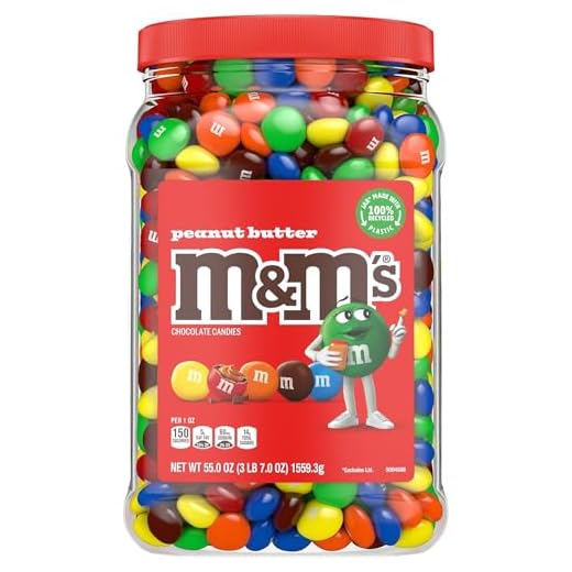 M&M'S Peanut Butter - Erdnussbutter Chocolate Candy USA, 55 oz - 1,559 kg