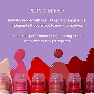 Perma Blend - Apricot - Orange Based Tattoo Ink for Permanent Makeup - Lip Blush Microblading Ink to Enhance Color - Lip Blushing & Tattoo Supplies - Vegan (0.5 oz)