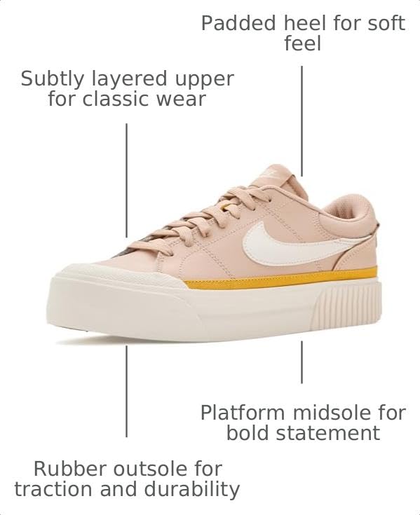 Image of Nike Women's Court Legacy Lift Shoes