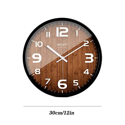 Pendule murale moderne dorée au design vintage et raffiné - 3