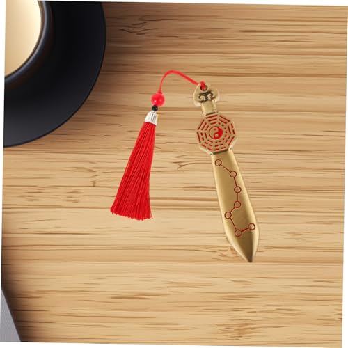 Talle amuleto de protección PRETYZOOM adorno latón regalo hogar 5