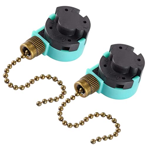Interruptor de cadena de tracción para ventilador de techo de control de velocidad de 3 velocidades