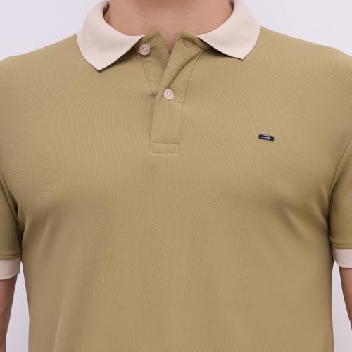 Image of Nostrum Mary Half Sleeve Polo T-Shirt with Two-Tone Collar, Stylish T Shirt for Men, Polo Tshirts for Men, Cotton T Shirt for Man, Casual Tshirt for Mens Boys