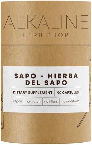 Alkaline Herb Shop Sapo - Hierba del Sapo - Supplement 90 Capsules